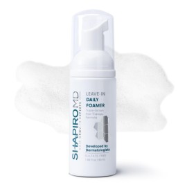 Shapiro MD Hair Growth Experts Leave-In Daily Foam, DHT Fighting Vegan Formula for Thinning Hair Developed by Dermatologists, Experience Healthier, Fuller & Thicker Looking Hair, 1 Month Supply