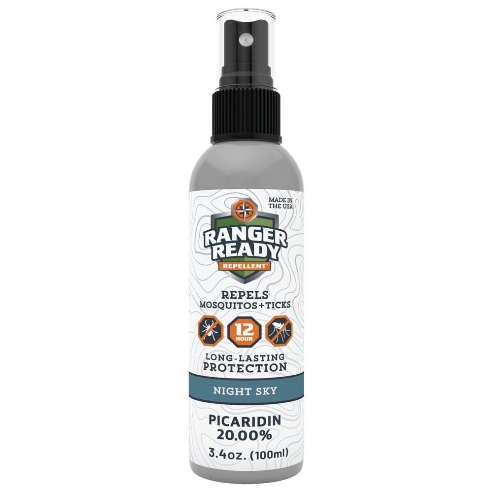 Ranger Ready Repellents Picaridin Insect Repellent in Night Sky Scent - Mosquito Repellent and Tick Spray - DEET Free Bug Spray Travel Size, 3.4 Oz.