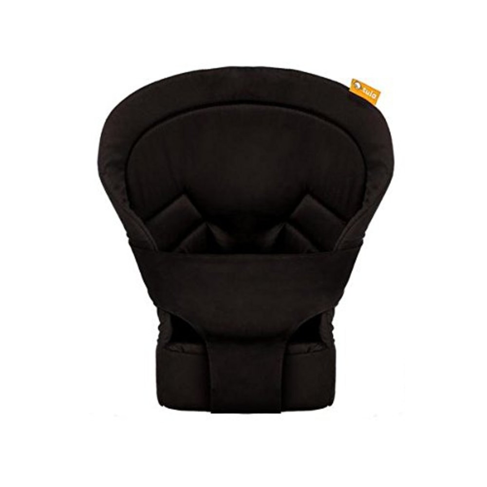 Baby Tula Infant Insert for Standard Baby Carrier, Newborn Support Cushion for 7 to 15 Pounds, Ergonomic Positioning and Head Support for Front Carry Only, Compatible Accessory - Black