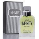 NovoGlow Novo Infinity for Men- 3.4 Fluid Ounce Eau De Parfum Spray for Men - Refreshing Citrusy & Floral Top Notes Smell Fresh All Day Long Lovely Gift Occasions