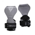 Cobra Grips PRO Weight Lifting Gloves Heavy Duty Straps Alternative Power Lifting Hooks Best for Deadlifts Adjustable Neoprene Padded Wrist Wraps Support Bodybuilding (FIT Gray Rubber)