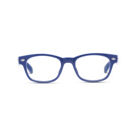 Peepers by PeeperSpecs Clark Blue Light Blocking Reading Glasses, Blue +2.00