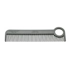 Chicago Comb Model 1 Carbon Fiber, Made in USA, smooth, strong, and light, anti-static, heat-resistant, 5.5 inches (14 cm) long, ultimate daily use, pocket, and travel comb