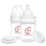 Nenesupply Feeding and Storage Bottles Collection for Spectra S1 S2 Motif Luna Breast Pumps 2 pc 4.7oz 140ml with Sealing Disc Anti Colic Feeding Breastmilk Storage Replace Spectra Bottles
