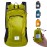 4Monster Hiking Daypack,Water Resistant Lightweight Packable Backpack for Travel Camping Outdoor (Yellow green, 24L)
