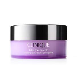 Clinique Take The Day Off Cleansing Balm Makeup Remover | Dissolves Face + Eye Makeup and Sunscreen | For All Skin Types, 3.8 Ounce
