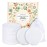 ProCIV Reusable Makeup Remover Pads - 16 Packs Washable Organic Reusable Cotton Rounds for All Skin Types & Toner with Laundry Bag, Zero Waste Reusable Cotton Pads for Face for Woman Gift (White)