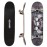 ChromeWheels 31 inch Skateboard Double Kick Skate Board Cruiser Longboard 8 Layer Maple Deck Skateboards for Kids and Beginners