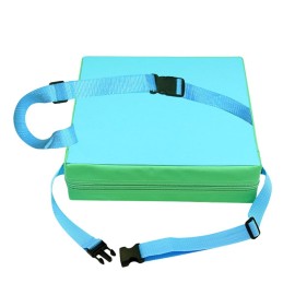 Sunmall Toddler Booster Seat for Dining Table,Chair Increasing Cushion for Baby Kids,Portable Dismountable Adjustable Highchair Booster (Blue+ Green)
