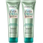 L\'Oreal Paris EverStrong Thickening Sulfate Free Conditioner, Thickens + Strengthens, For Thin, Fragile Hair, with Rosemary Leaf, 2 Count (8.5 Fl; Oz each) (Packaging May Vary)