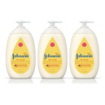 Johnson\'s Baby Moisturizing Dry Skin Lotion with Shea, Cocoa Butter, 16.9 fl Oz (Pack of 3)