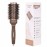 FIXBODY Hair Brush, Round Brush for Blow Drying, Curling, Styling, Nano Thermal Ceramic & Ionic Tech, Boar Bristle, Volume & Shine, Brown (3 Inch, 1.7 Inch Barrel)