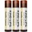 Kind Lips Organic Vanilla Lemon Lip Balm 3-Pack - Refreshing & Comforting Lip Care for Dry, Chapped Lips  100% Natural, Clean, Gluten-Free, Grain-Free  Made in USA  Everyday Value chapstick Set