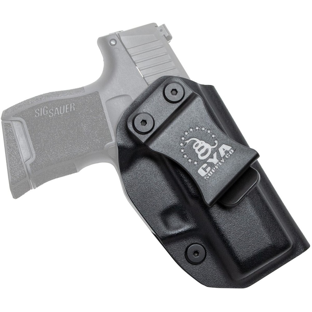 CYA Supply Co. Base IWB Concealed Carry Holster Veteran Owned Made in USA - Fits Sig Sauer P365X / P365 / P365 SAS Black