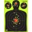 Splatterburst Targets - 18 x 24 inch - Silhouette Splatter Target - Easily See Your Shots Burst Bright Fluorescent Yellow Upon Impact - Made in USA (25 Pack)