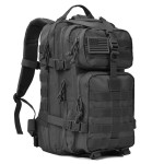 REEBOW GEAR Military Tactical Backpack 3 Day Assault Pack Army Molle Bag Backpacks Rucksack 35L Black