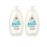 Johnson\'s CottonTouch Newborn Baby Face and Body Lotion, Hypoallergenic and Paraben-Free Moisturization for Baby\'s Sensitive Skin, Made with Real Cotton Twin Pack, 2 x 27.1 fl. oz