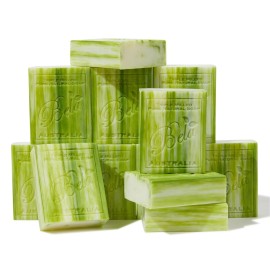 BELA Olive Oil and Cocoa Butter Soap, 3.3 OZ Pack of 12, Long Lasting French Triple Milled Bar Soap with Organic Shea Butter, Hand, Face and Body Wash Bar, Made in Australia