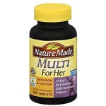 Nature Made Women\'s Multivitamin w/Iron & Calcium Dietary Supplement Tablets - 120ct