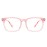TIJN Blue Light Blocking Glasses for Women Men Clear Frame Square Nerd Eyeglasses Anti Blue Ray Computer Screen Glasses