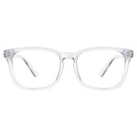 TIJN Blue Light Blocking Glasses for Women Men Clear Frame Square Nerd Eyeglasses Anti Blue Ray Computer Screen Glasses