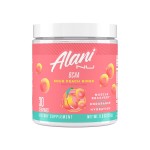 Alani Nu BCAA Sour Peach Ring | Branch Chain Essential Amino Acids | 2:1:1 Formula | Supplement Powder | Muscle Recovery Vitamins for Post-Workout | 30 Servings