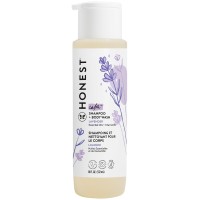 The Honest Company 2-in-1 Cleansing Shampoo Body Wash Gentle for Baby Naturally Derived Tear-free Hypoallergenic Lavender Calm 18 fl oz