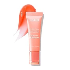 LANEIGE Lip Glowy Balm, Grapefruit: Sheer Tinted Lip Moisturizer with Shea Butter, for Hydrating Shine & Soft Lips