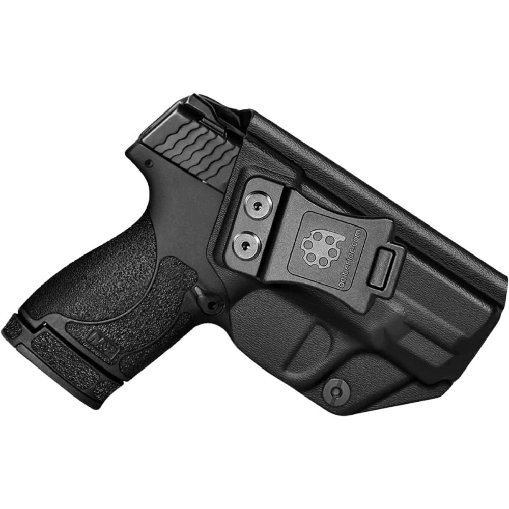 S&W M&P Shield Plus Holster IWB Kydex Holster Fit: Smith & Wesson M&P Shield Plus / M2.0 / M1.0-9mm/.40 S&W 3.1 Barrel - Inside Waistband Concealed Carry - Adj. Cant & \'Posi-Click\' Retention, US Made
