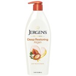 Jergens Deep Restoring Argan Oil for Dry to Extremely Dry Skin, Moisturizer with Argan Oil and Vitamin E, Body Lotion that Restores Hydration, Long-Lasting, Lightweight, Fast-Absorbing, 16.8 Oz