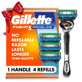 Gillette Fusion ProGlide Razor for Men, Handle + 4..