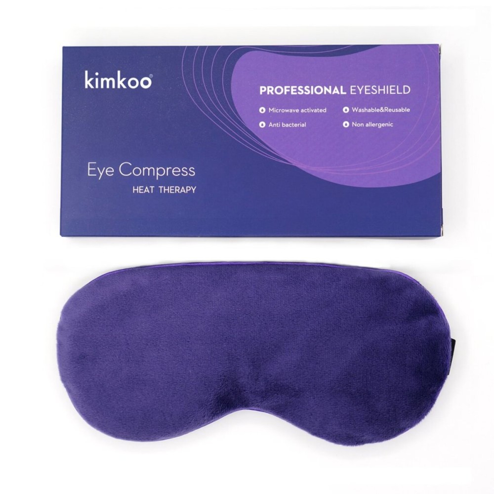 Kimkoo Moist Heat Eye Compress&Microwave Hot Eye Mask for Dry EyesHeated Eye Mask Natural and Healthy Therapies