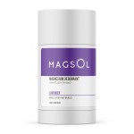 MAGSOL Magnesium Deodorant for Women, Aluminum Free, Baking Soda Free, Natural Deodorant for Sensitive Skin, Long Lasting Odor Protection with Sweet Almond Oil, Lavender 2.6 oz