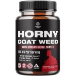 Natures Craft Horny Goat Weed for Men - Extra Strength Male Supplement with Black Maca Root, Tongkat Ali, Saw Palmetto & Panax Ginseng Extract for Stamina & Energy - 90 Capsules