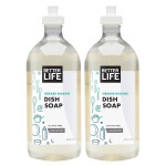Better Life Dish Soap - Liquid Dishwashing Soap with Vitamin E and Aloe for Home & Kitchen Sink - No Gloves Required Kitchen Soap for Sensitive Skin - 22oz (Pack of 2) Unscented