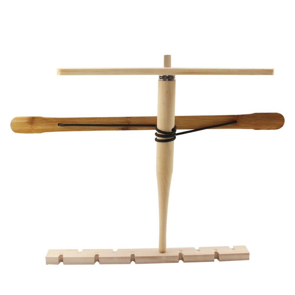 PSKOOK Bow Drill Kit Fire Starter, Primitive Wood, Survival Practice Friction Fire Tool for Scout Outdoor Activity Teaching, Outward Bound Training, Wildness Survival Training Beginner(Two-Player)