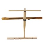 PSKOOK Bow Drill Kit Fire Starter, Primitive Wood, Survival Practice Friction Fire Tool for Scout Outdoor Activity Teaching, Outward Bound Training, Wildness Survival Training Beginner(Two-Player)