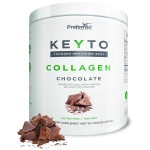 Keto Collagen Protein Powder with MCT Oil - Keto and Paleo Friendly Grass Fed and Pasture Raised Hydrolyzed Collagen Peptides - Fits Low Carb Diet and Keto Snacks - KEYTO Chocolate Flavor