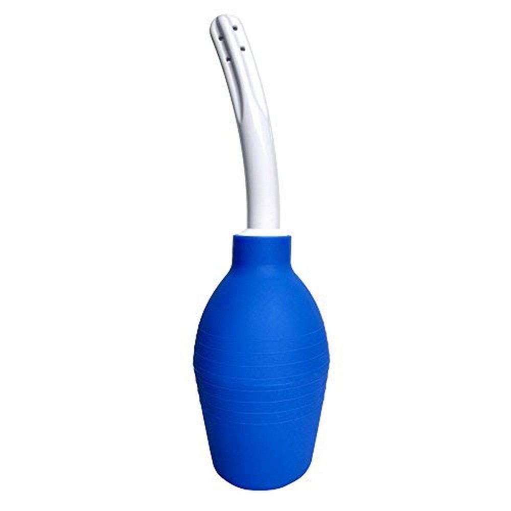 Abyclean Anal Douche Enema Bulb Vaginal Douche Enema Cleaner for Womens or Mans Health (310ml Blue)