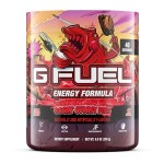 G Fuel Raging Gummy Fish Energy Drink Powder, Pre Workout Caffeine Mix for Gaming, Sugar Free Focus Amino, Vitamin + Antioxidants, 9.9oz (Gummy Fish Candy, 40 Servings)