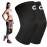 Crucial Compression Knee Sleeve (1 Pair) - Best Knee Braces for Knee Pain for Men & Women - Non-Slip Knee Support for Running, Weightlifting, Basketball, Gym, Workout, Sports