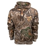 King\'s Camo KCB115 Men\'s Classic Hunting Cotton/Poly Blend Camo Pullover Hoodie, Realtree Edge, X-Large