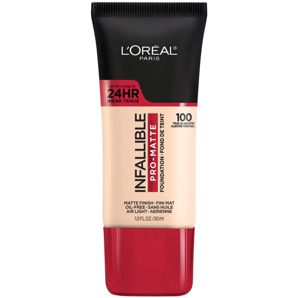 L\'Oreal Paris Cosmetics Makeup Infallible Pro-Matte Liquid Longwear Foundation, True Alabaster, 1 fl oz.