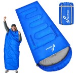 Sportneer 0 Degree Wearable Sleeping Bag for Adults & Kids - Walkable with Arm Zippers, Waterproof & Warm to 32F, Compact for Camping, Stadiums, Travel, Backpacking & Car Use