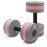 KLOLKUTTA Aquatic Dumbells, 2PCS Water Aerobic Exercise Foam Dumbbell Pool Resistance,Water Aqua Fitness Barbells Hand Bar Exercises Equipment for Weight Loss Grey