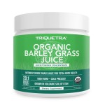 Organic Barley Grass Juice Powder - Grown in Volcanic Soil of Utah - Raw & BioActive Form, Cold-Pressed then CO2 Dried - Gluten Free, GMO free, Vegan - Complements Wheatgrass Juice Powder - 5.3 oz