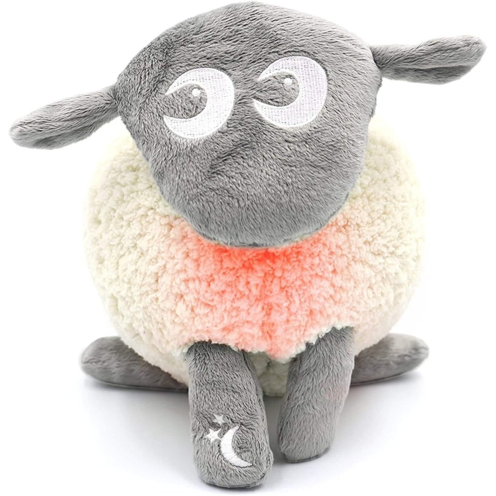 Sweet Dreamers, Rechargeable Ewan Deluxe, Gray | Baby & Toddler White Noise Sound Machine | Cry Sensor & Nightlight | 10 Soothing Sounds | Continuous or Timer Playback | Machine Washable