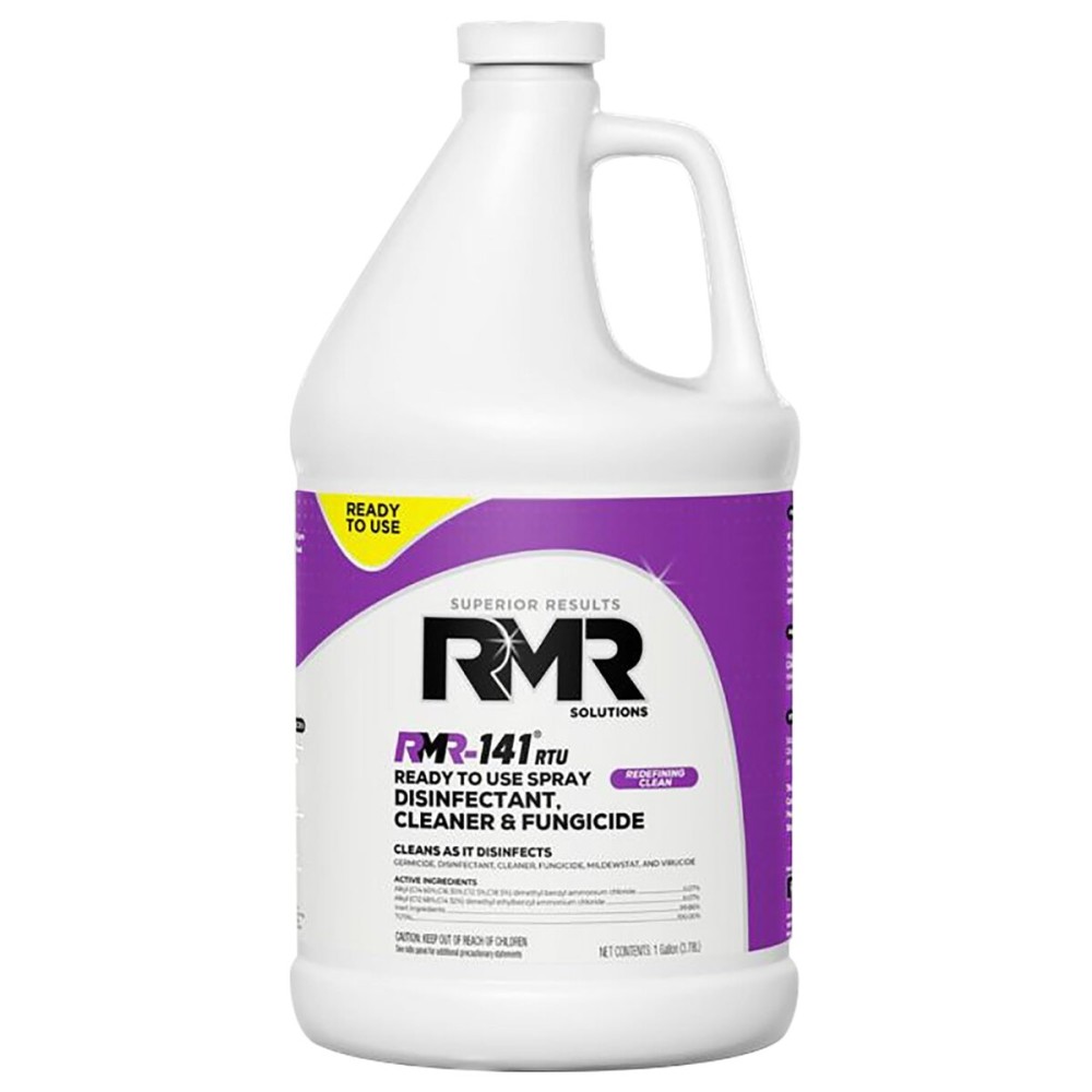 RMR-141 EPA Registered Mold and Mildew Killer, Eliminates Odors, Removes Mold, Mildew, Bacteria, and Viruses, 1 Gallon Bottle
