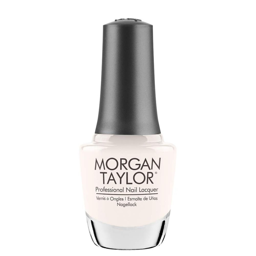 Morgan Taylor Nail Lacquer (Heaven Sent) White Professional Lacquer, Vibrant, Chip-Resistant, Fast-Drying, Long-Lasting, High-Shine, Perfect for Manicures & Pedicure, 0.5 ounce..