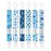 babygoal Ocean Blue Pacifier Clips, 6 Pack Binky Paci Holder Clips Leashes Fits for Most Pacifiers and Binkies 6PS12